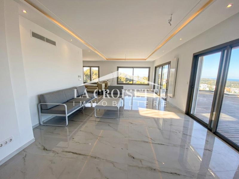 Penthouse S+3 vue sur mer à Gammarth